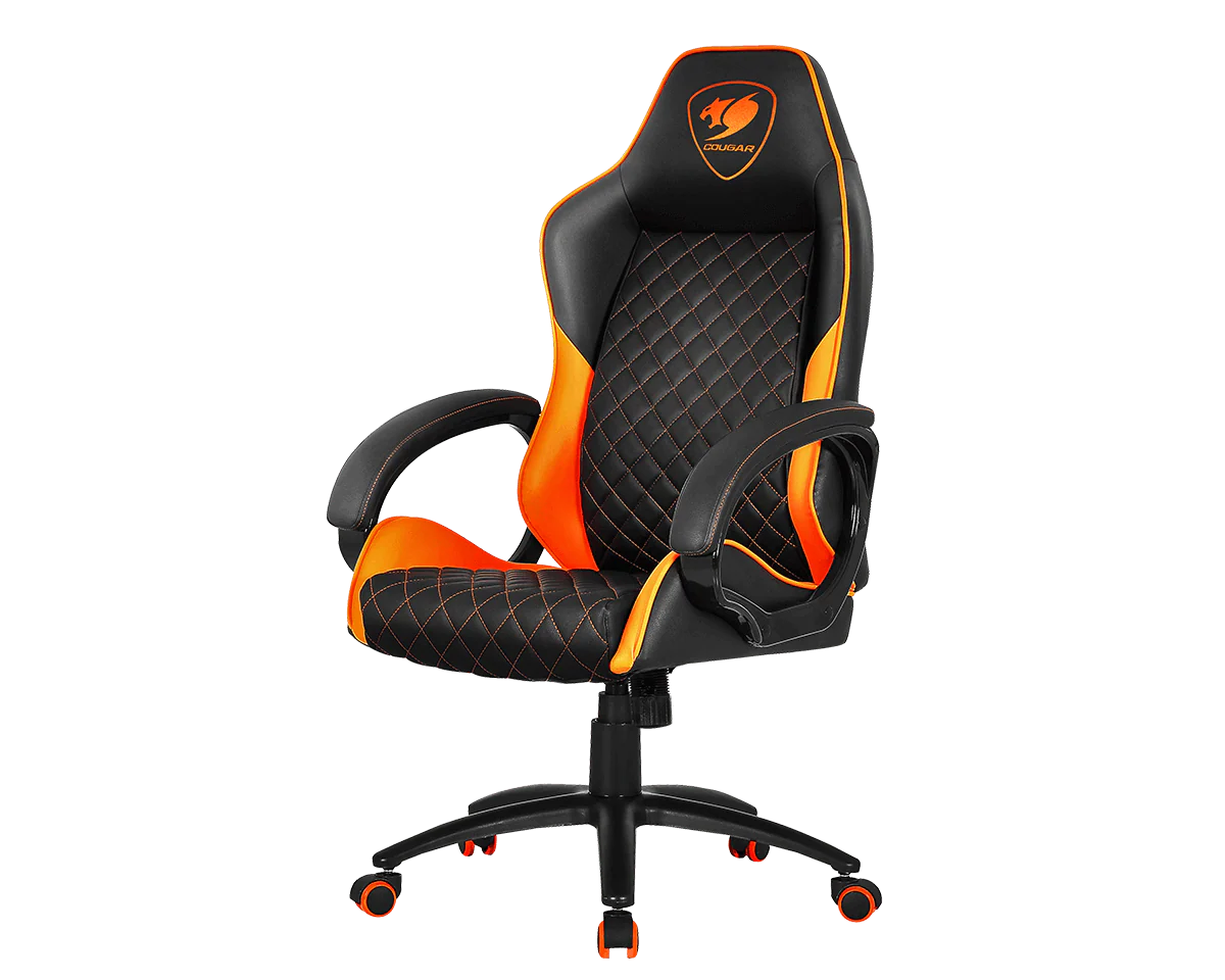 COUGAR Fusion Schwarz-Orange Gaming-Stuhl