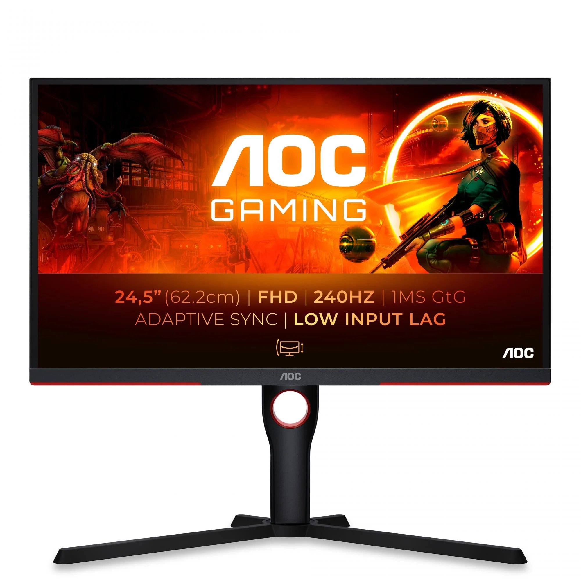AOC 25G3ZM/BK 25 - Gamingskærm - 240Hz