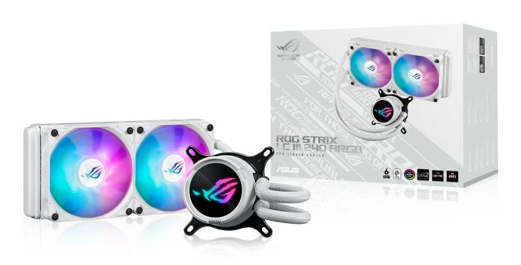 ASUS ROG STRIX LC III 240 ARGB WHITE EDITION AiO Liquid Cooler