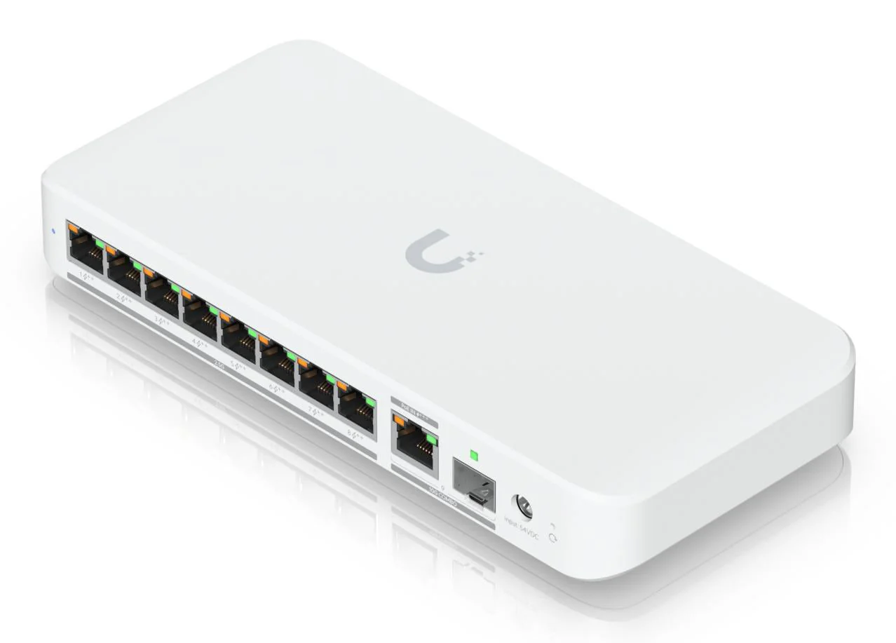 Ubiquiti USW-Flex-2.5G-8-PoE - Switch - Hvid