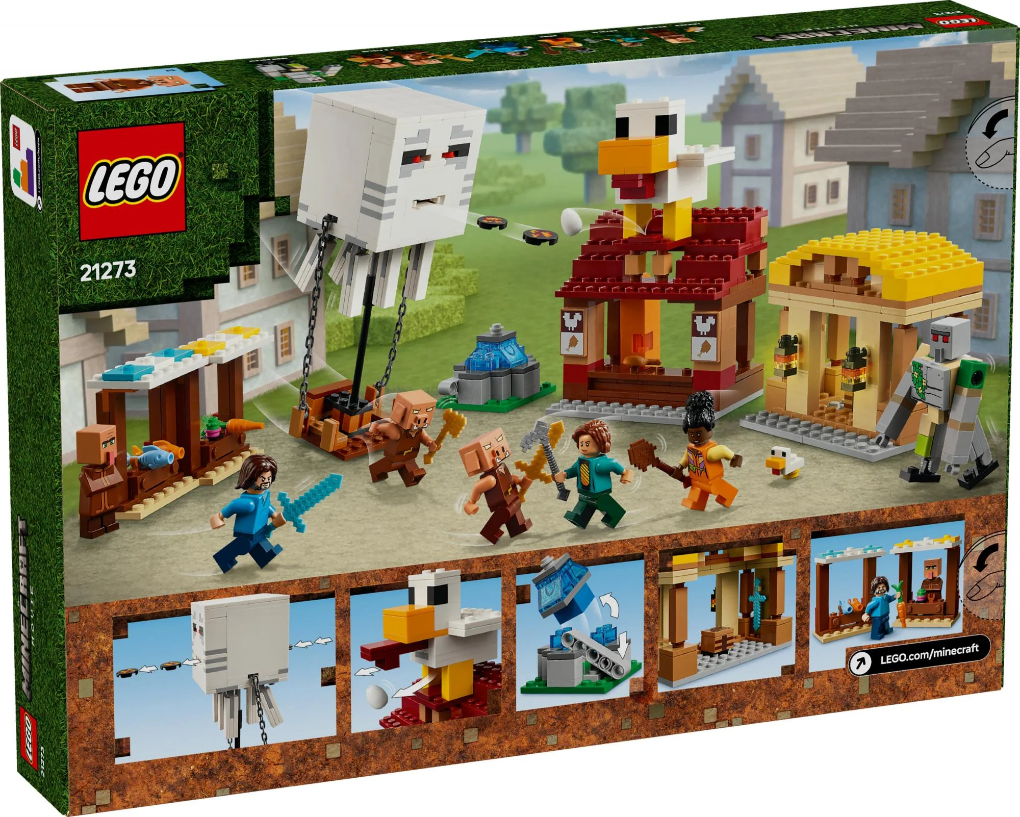 LEGO - Minecraft - The Ghast Balloon Village Attack (21273)