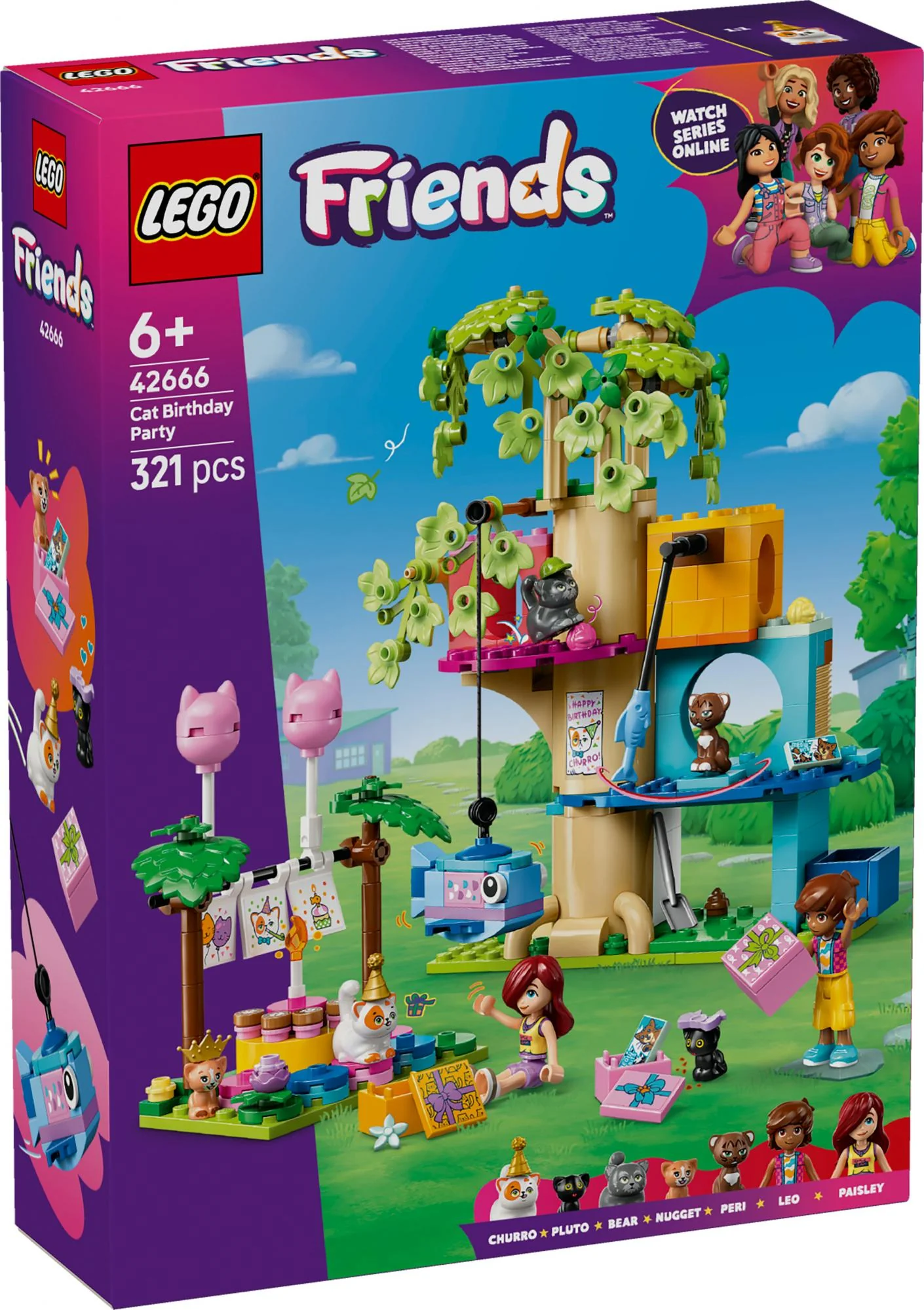LEGO Friends – Kattefødselsdag og Træhus