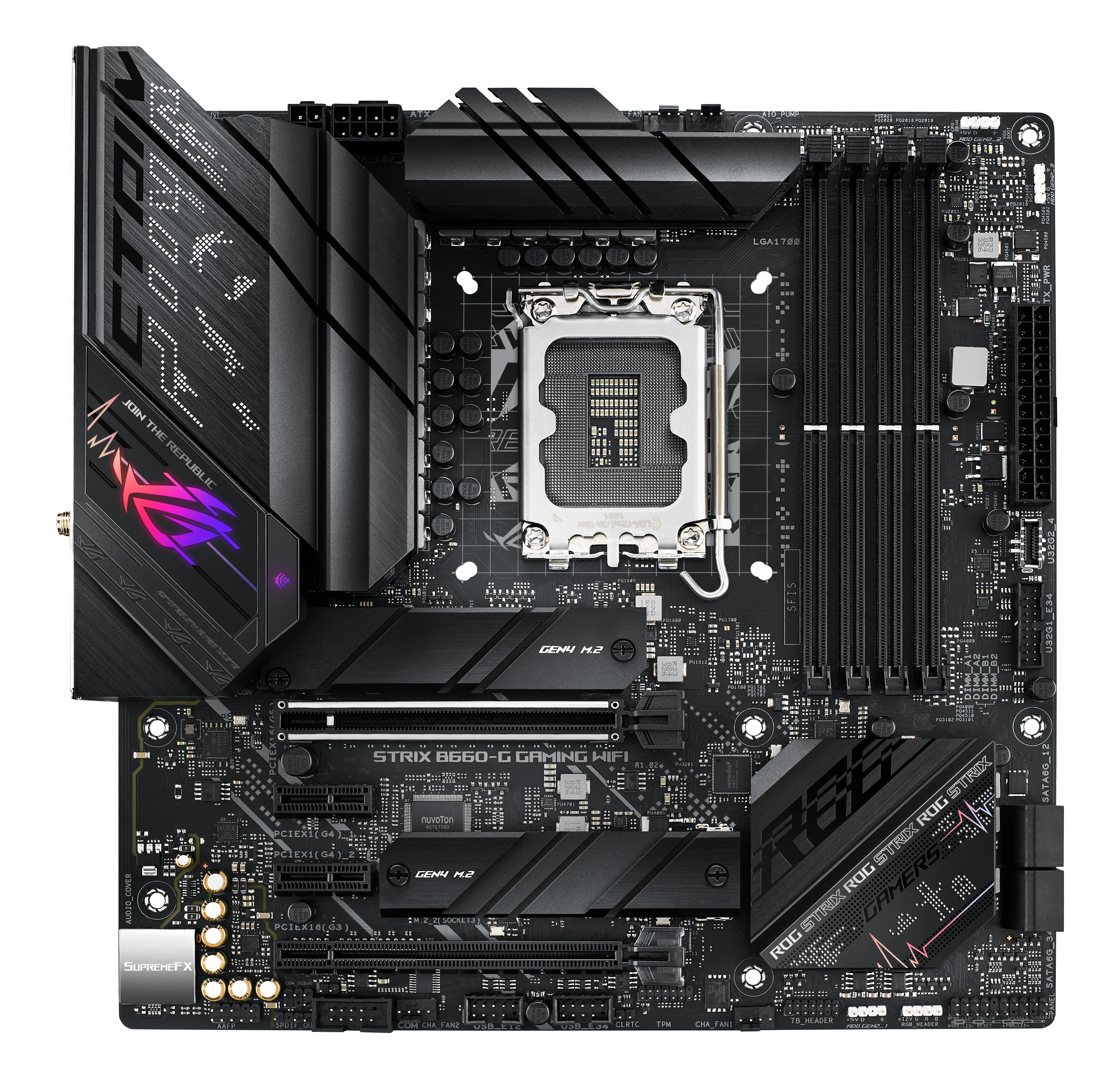 ASUS ROG STRIX B660-G GAMING WIFI (mATX. B660. LGA 1700. DDR5)