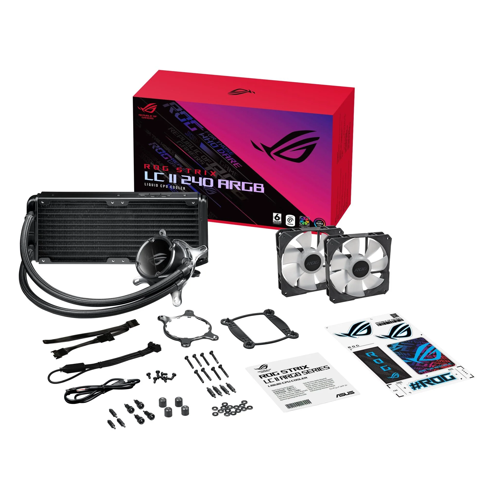 ASUS ROG STRIX LC II 240 ARGB AiO Liquid Cooler
