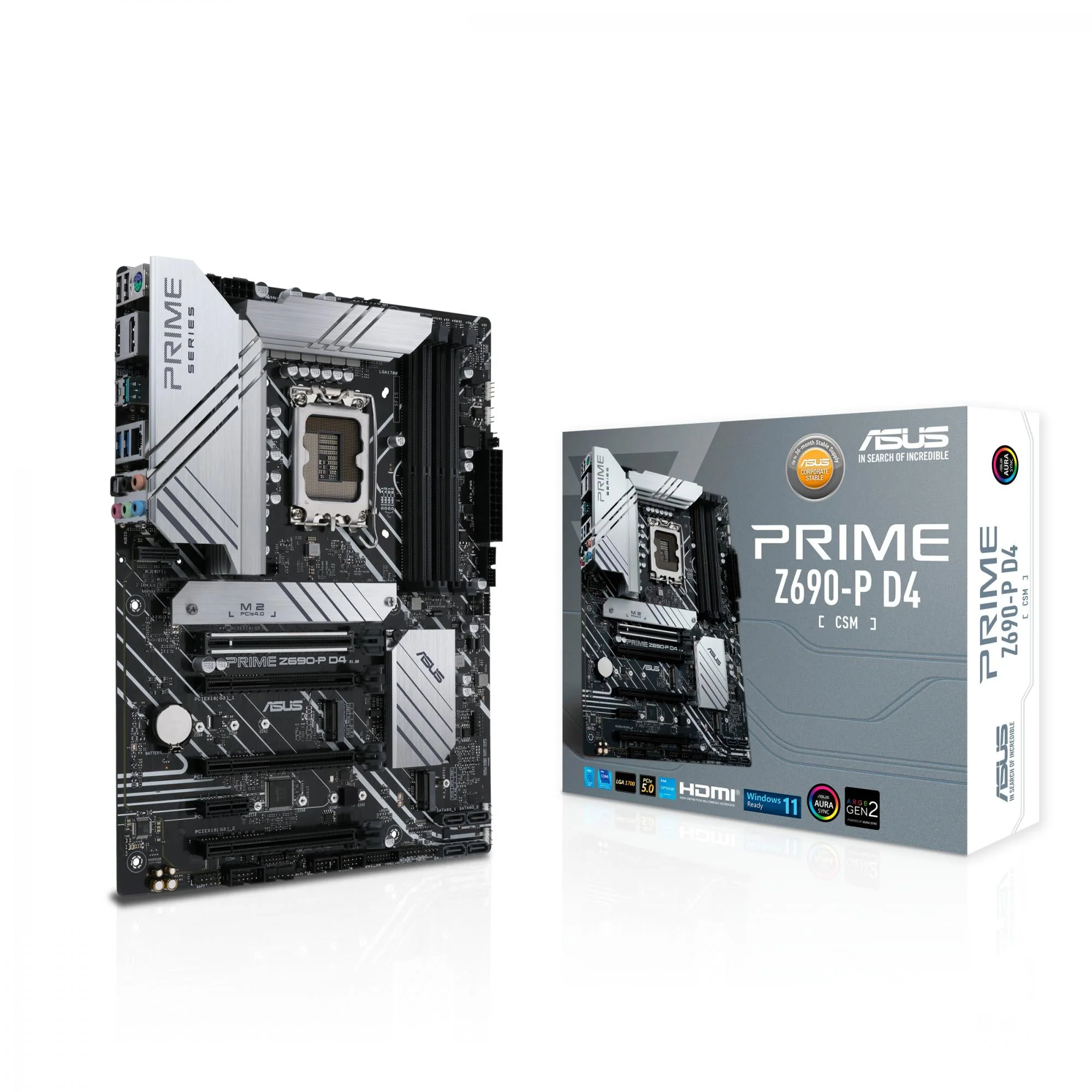 ASUS PRIME Z690-P D4-CSM (ATX. Z690. LGA 1700. DDR4)