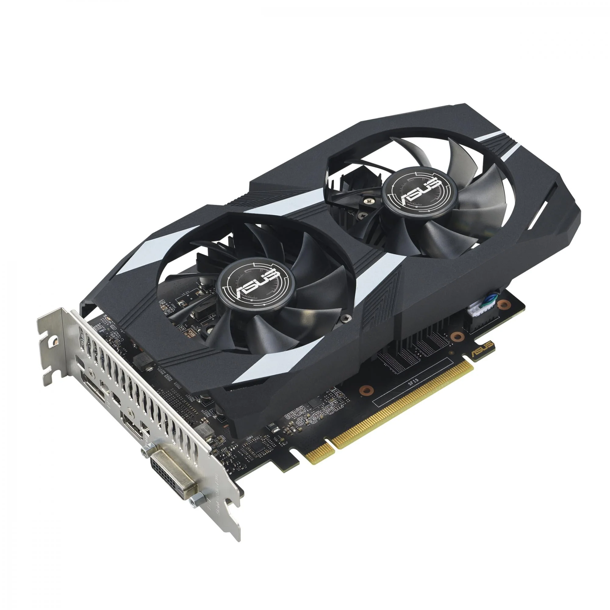 ASUS GeForce GTX 1650 EVO 4GB GDDR6 DUAL OC Edition with 6-pin Power connector