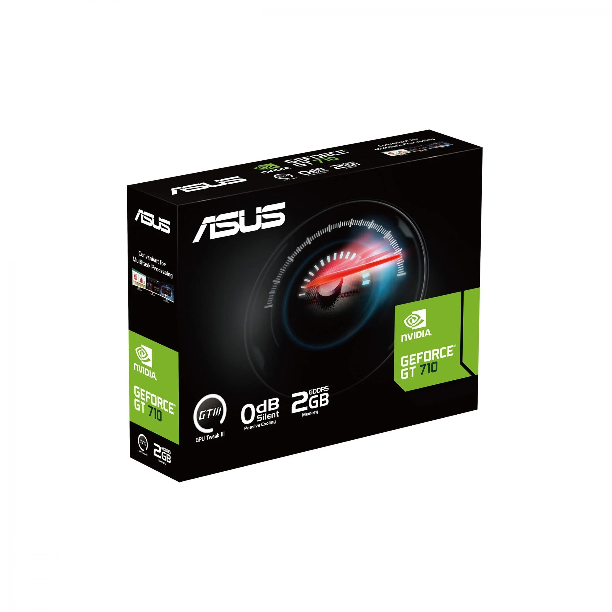 ASUS GeForce GT 710 2GB GDDR5 EVO Silent (with Low Profile Bracket) (GT710-SL-2GD5-BRK-EVO)