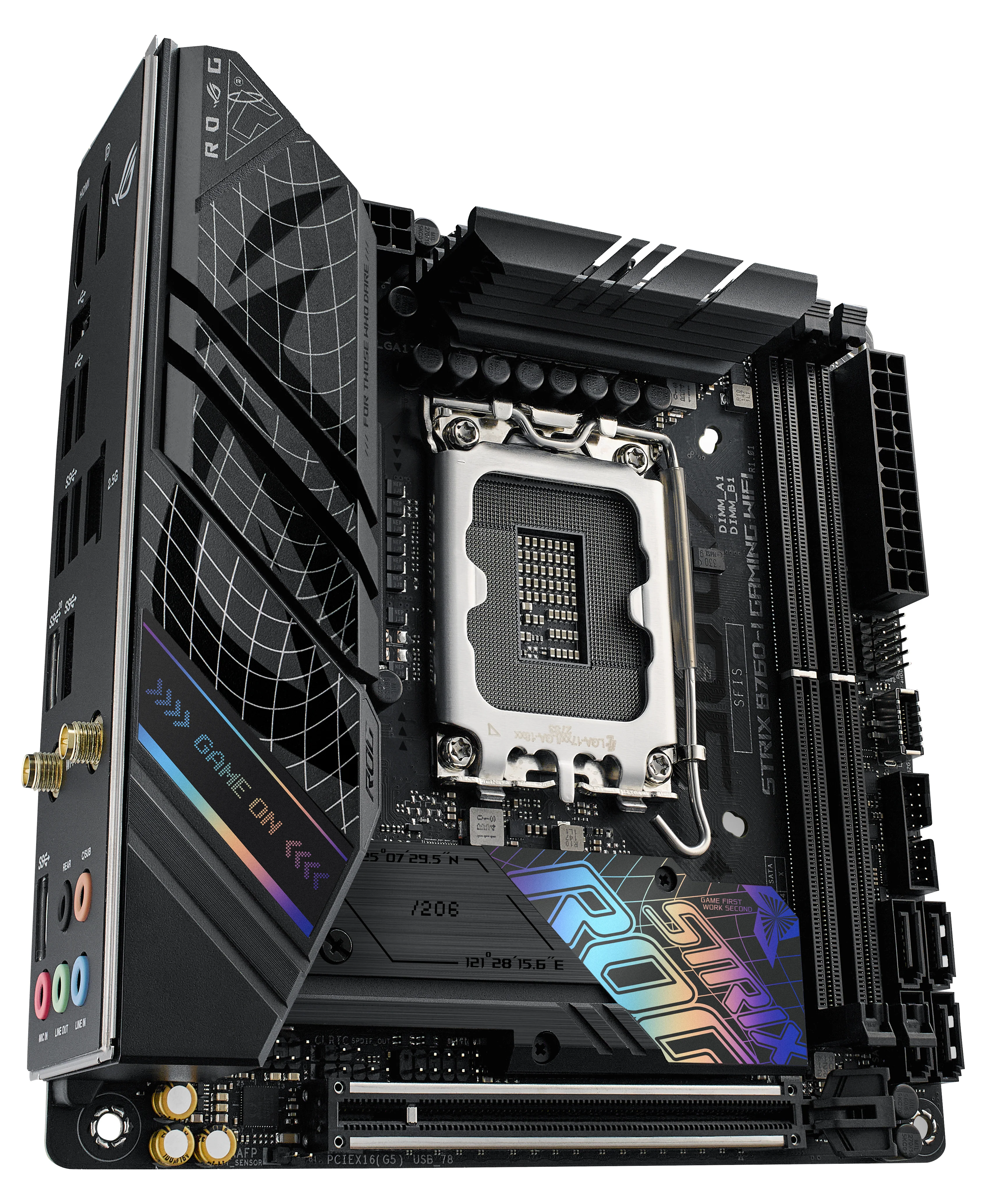 ASUS ROG STRIX B760-I GAMING WIFI (mITX. B760. LGA 1700. DDR5) - Bundkort