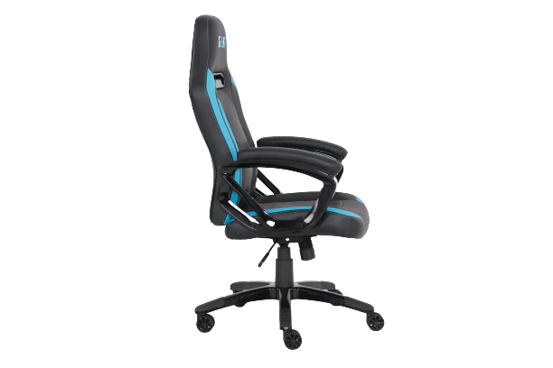 Geekd Raid Gaming-Stuhl Schwarz/Blau – PU-Leder – Bis zu 150 kg