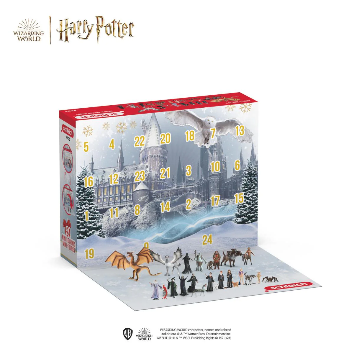 Harry Potter™ Julekalender 2025 med Mini Figur – 24 Magiske Overraskelser
