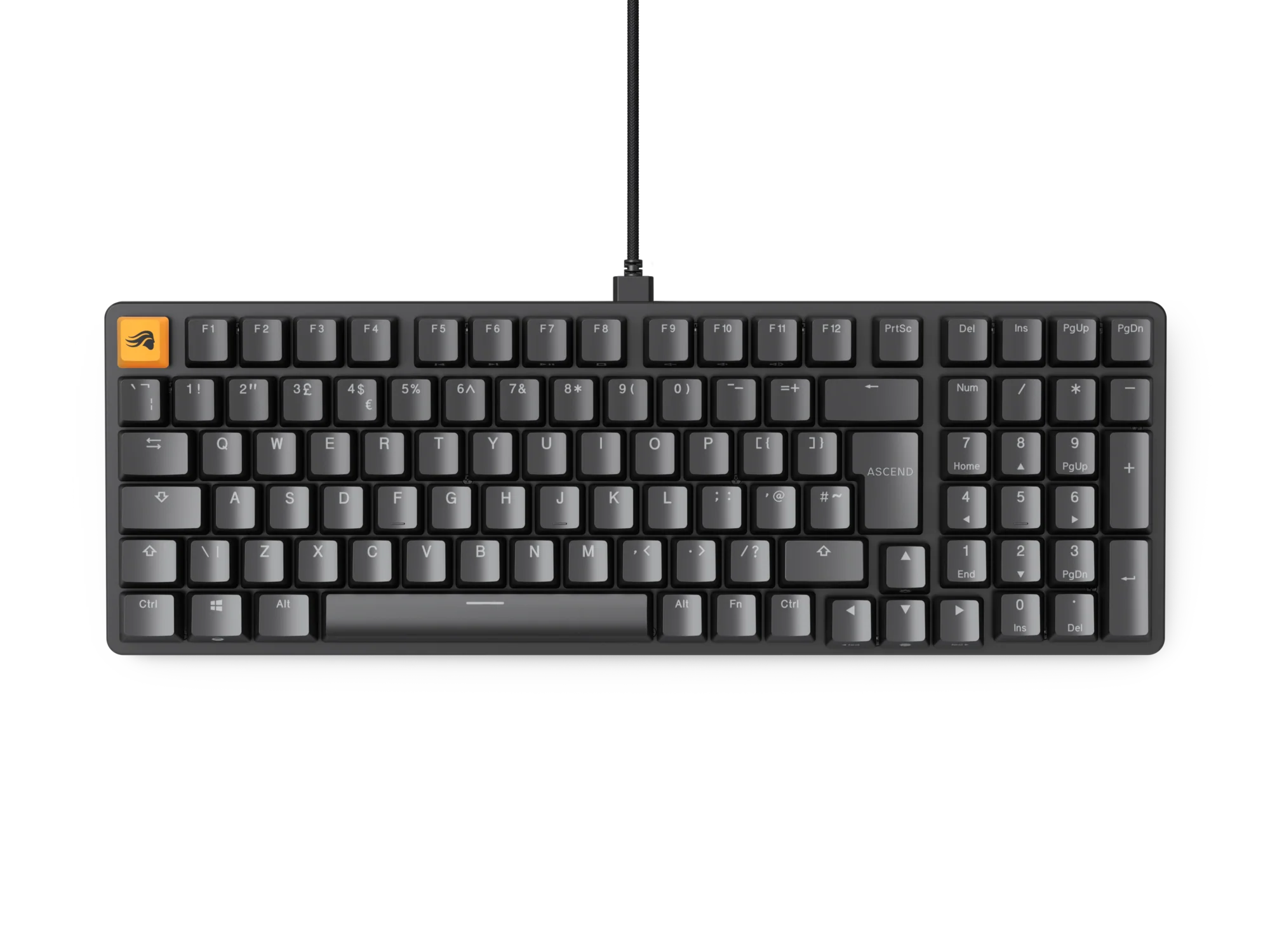 Glorious GMMK 2 Full-Size 96 % – Fox-Switch. NO-Layout – Schwarz