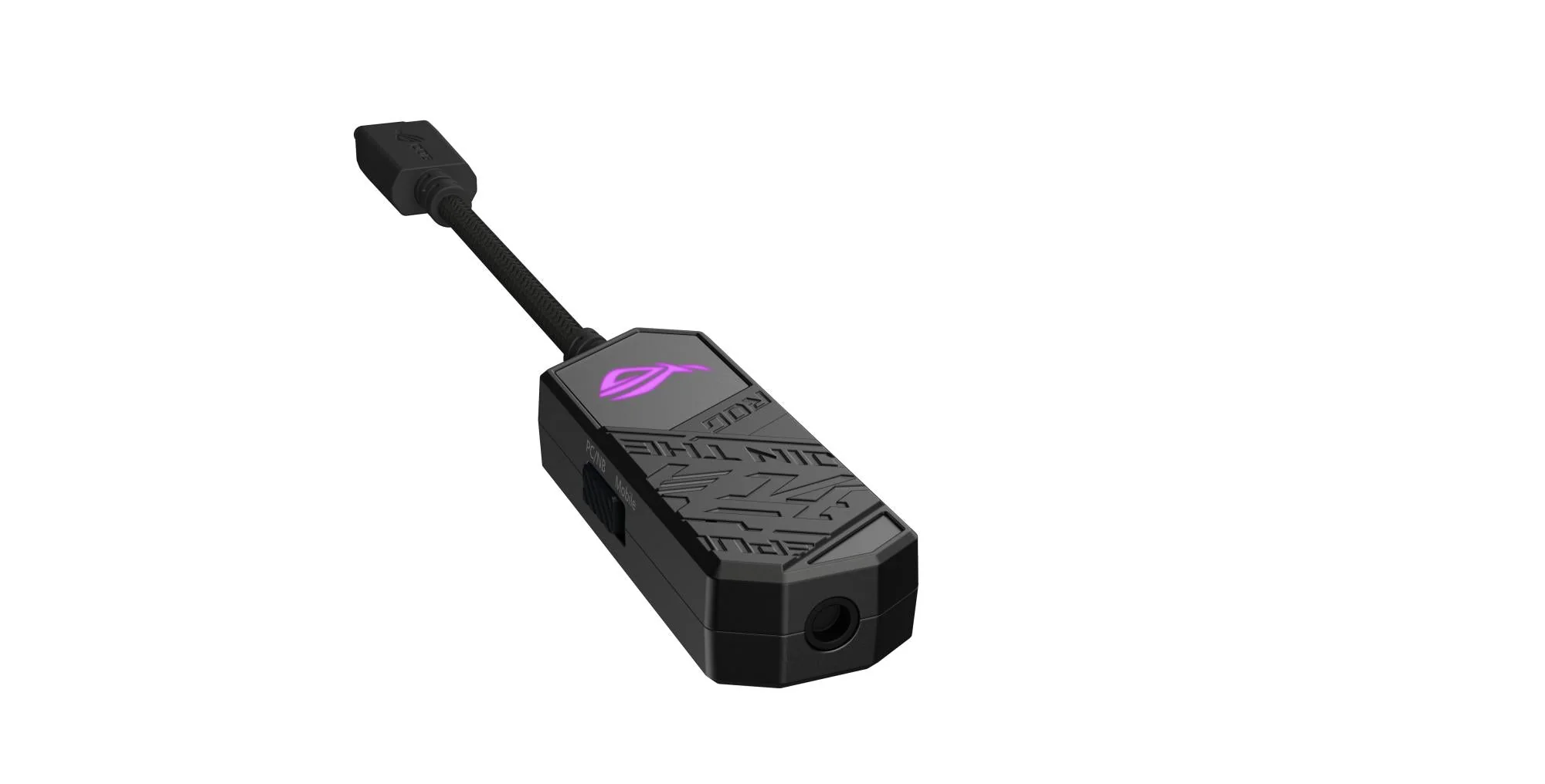 ASUS ROG CLAVIS USB-C to 3.5mm DAC with AI microphone