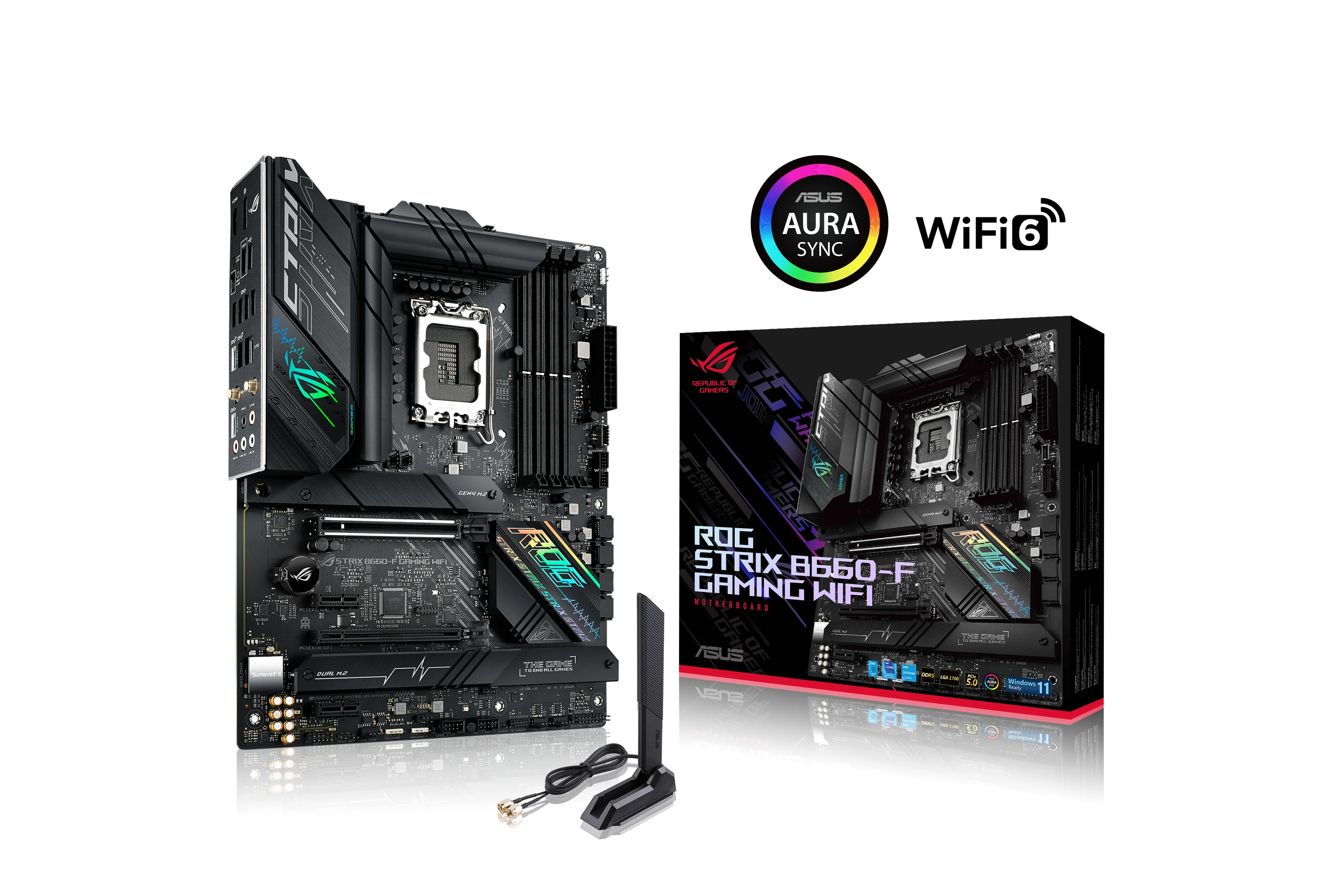 ASUS ROG STRIX B660-F GAMING WIFI (ATX. B660. LGA 1700. DDR5)