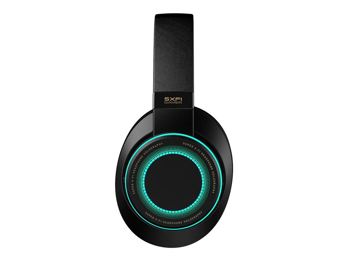 Creative - SXFI USB-C-Gaming-Headset. Schwarz