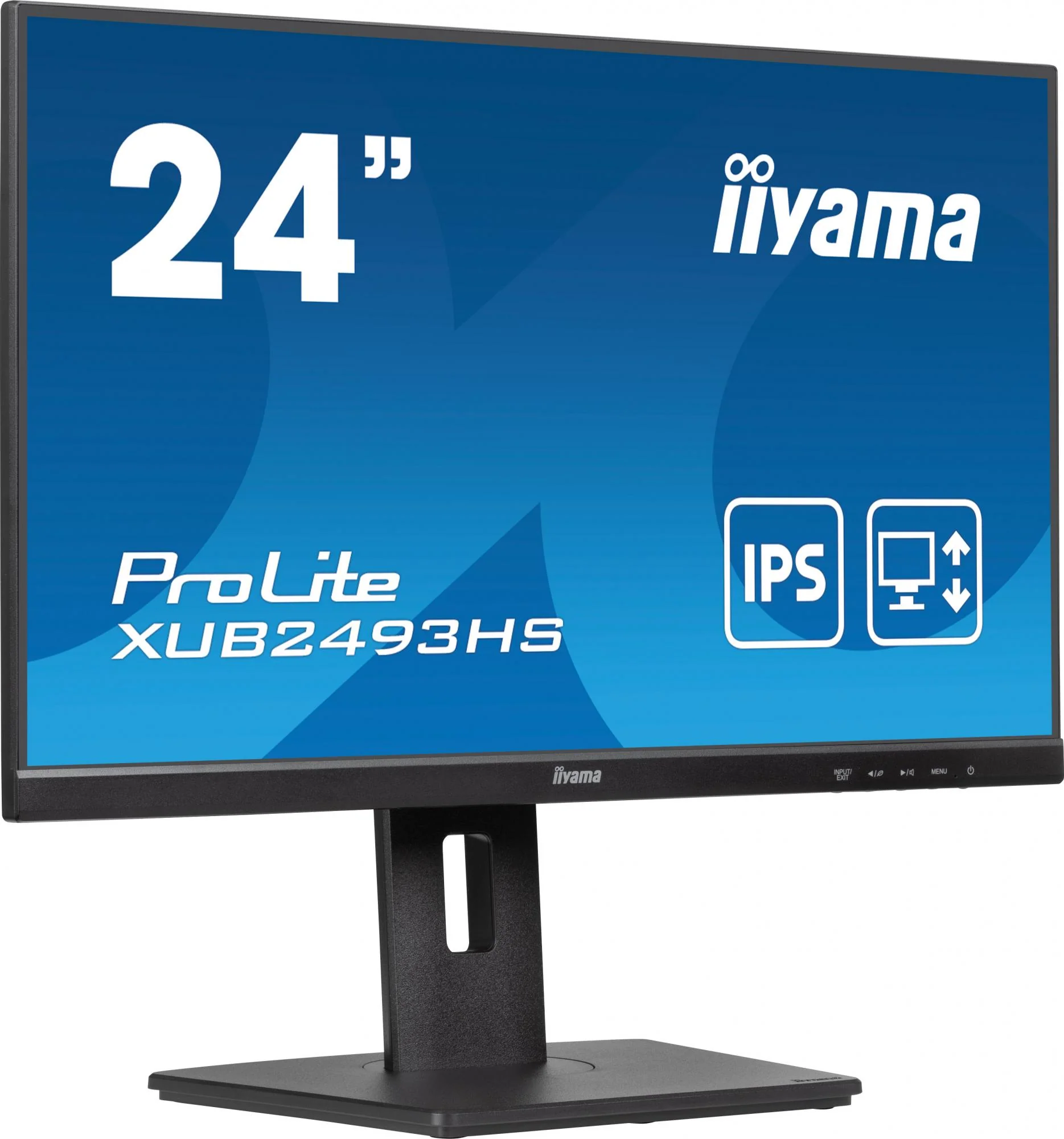 iiyama ProLite XUB2493HS-B6 24 1920 x 1080 (Full HD) HDMI DisplayPort 100Hz Pivot Skærm