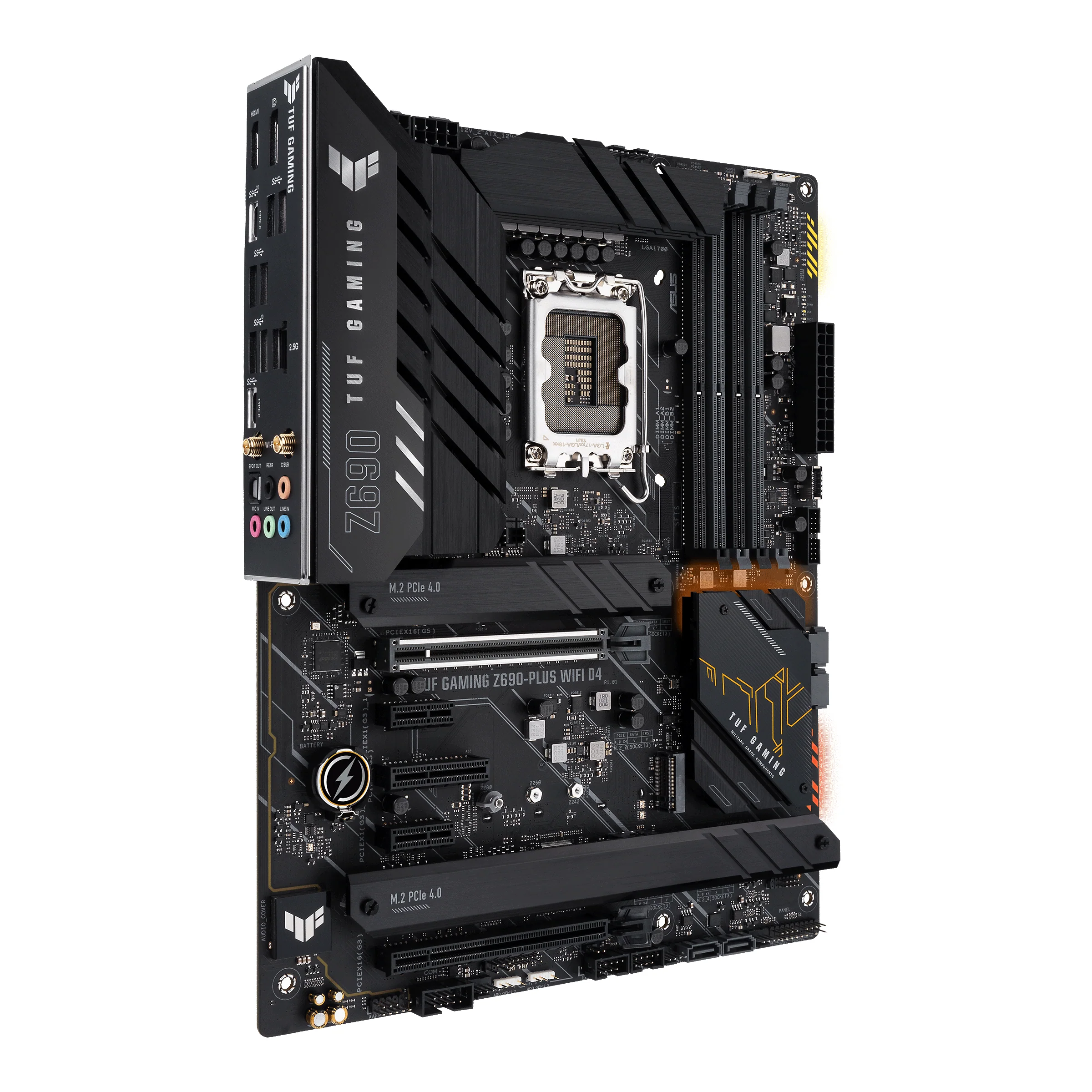 ASUS TUF GAMING Z690-PLUS WIFI D4 (ATX. Z690. LGA 1700. DDR4)