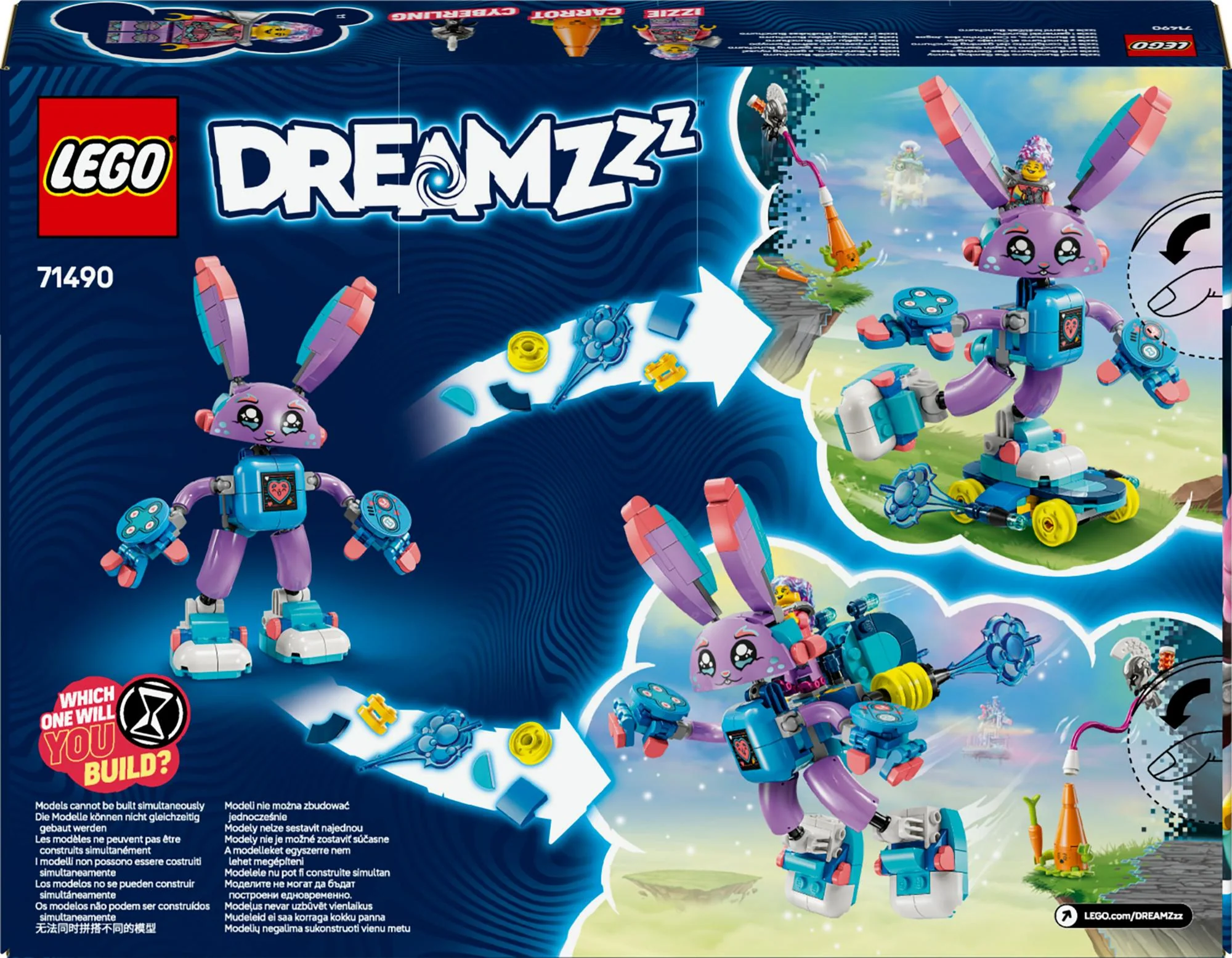 LEGO 71490 DREAMZzz Izzie and Bunchurro the Gaming Bunny