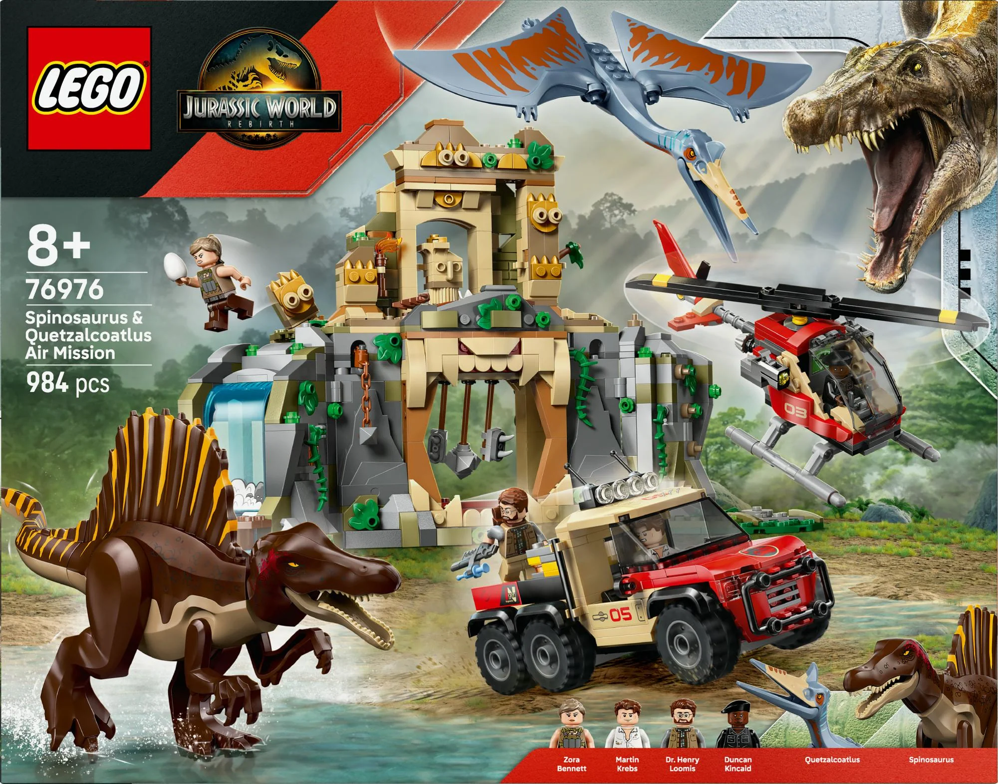 Lego - Air Mission - Spinosaurus and Quetzalcoatlus  (6533327)